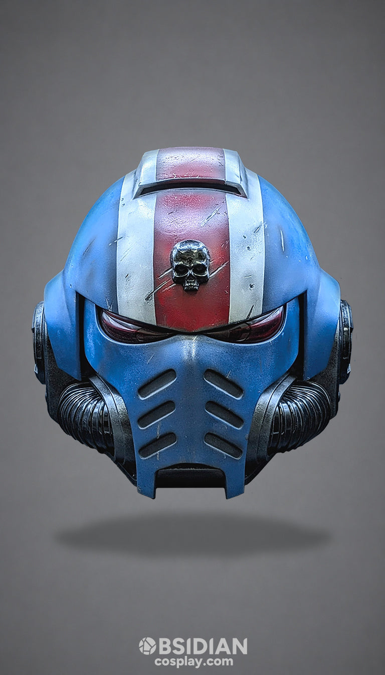 Warhammer 40,000 Space Marine 2 Ultramarines - Lieutenant Titus Helmet