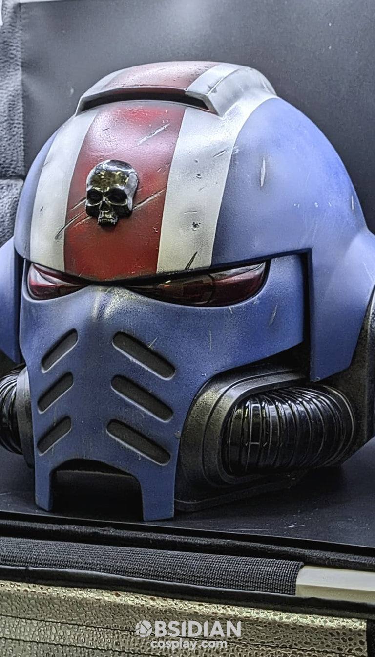 Warhammer 40,000 Space Marine 2 Ultramarines - Lieutenant Titus Helmet